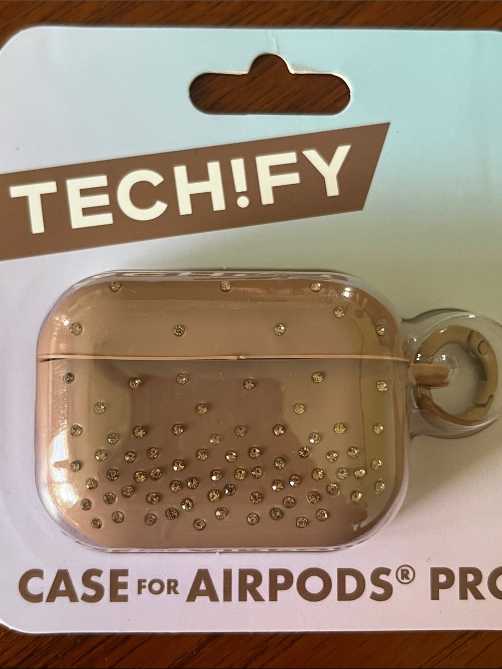 Rose Gold Rhinestone Case for AirPods Pro - Picture 2 of 3